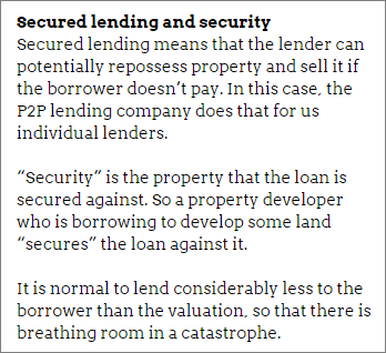 Secured loans and security