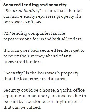 Secured lending and security