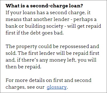 What is a second-charge loan